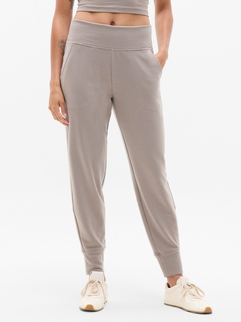 Coaster Luxe High Rise Jogger - Mortar Mushroom