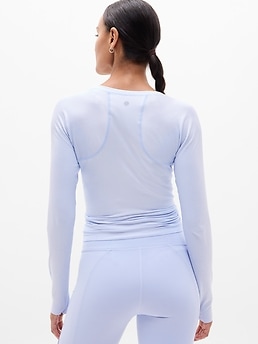 Momentum Seamless Top - Blue - View 21