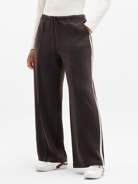 MVP Mid Rise Side Stripe Pant - Truffle/Bone