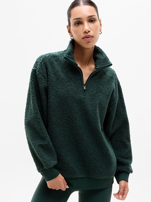 Image number 1 showing, Forever Fleece Cloud 1/4 Zip Sweatshirt