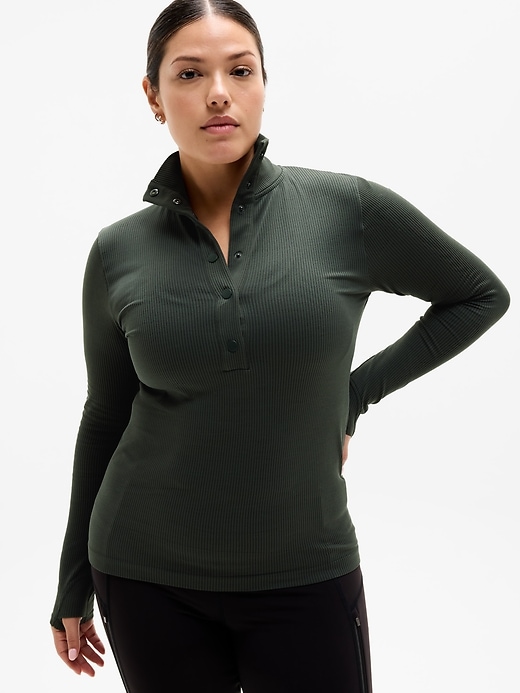 Image number 1 showing, Flurry Seamless Henley
