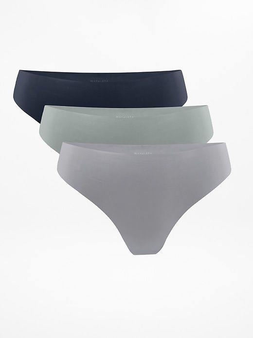 Image number 3 showing, Sleek Form No Show Bikini Underwear 3-Pack