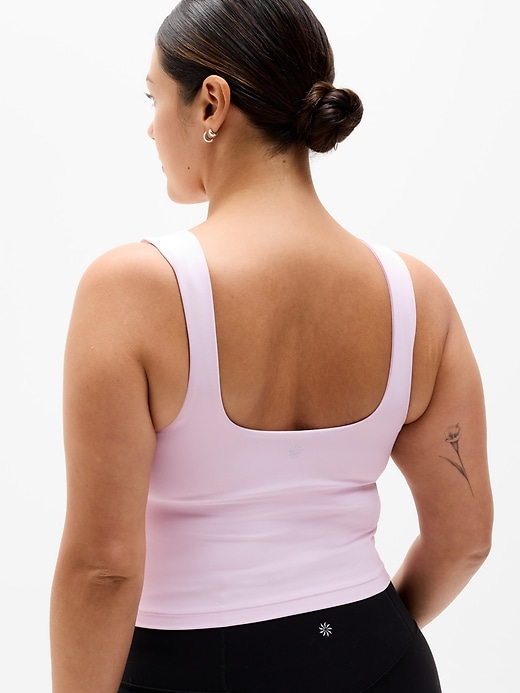 Image number 5 showing, Transcend Square Neck Crop Sports Bra D-DD