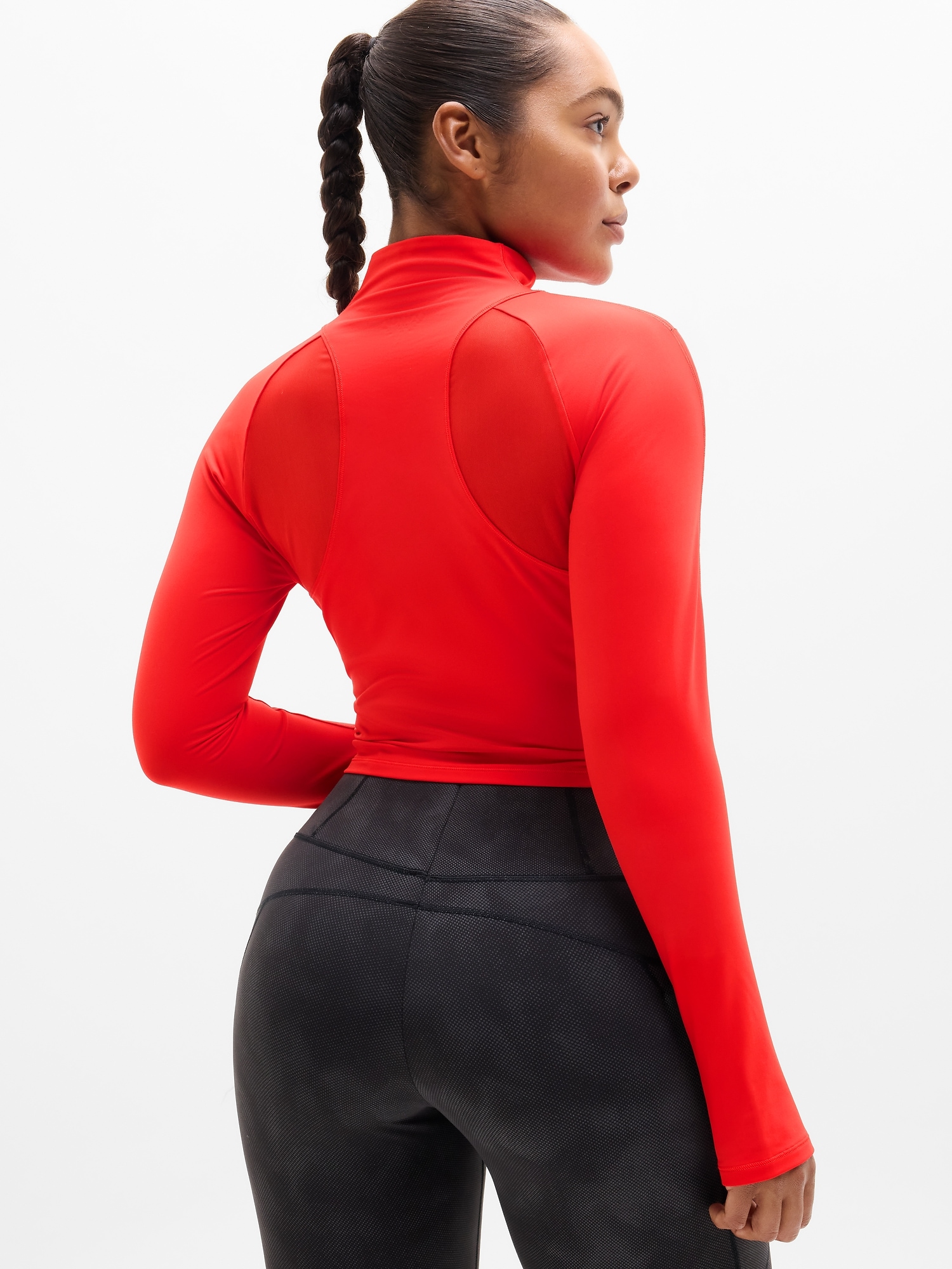 Summit Mesh Crop Top