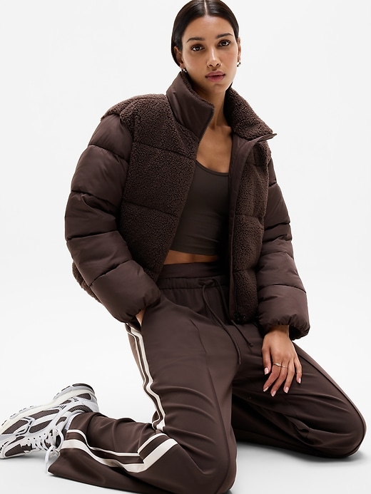 Image number 2 showing, Halo Hybrid Puffer Jacket