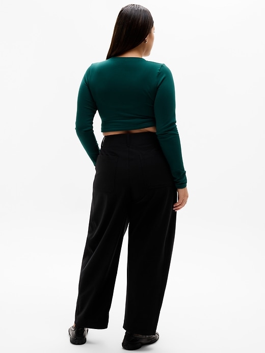 Image number 7 showing, Skyline High Rise Barrel Leg Pant