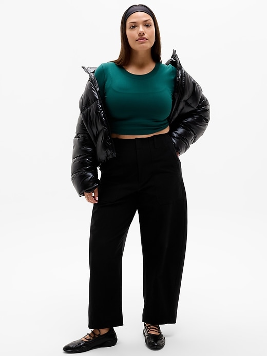 Image number 6 showing, Skyline High Rise Barrel Leg Pant