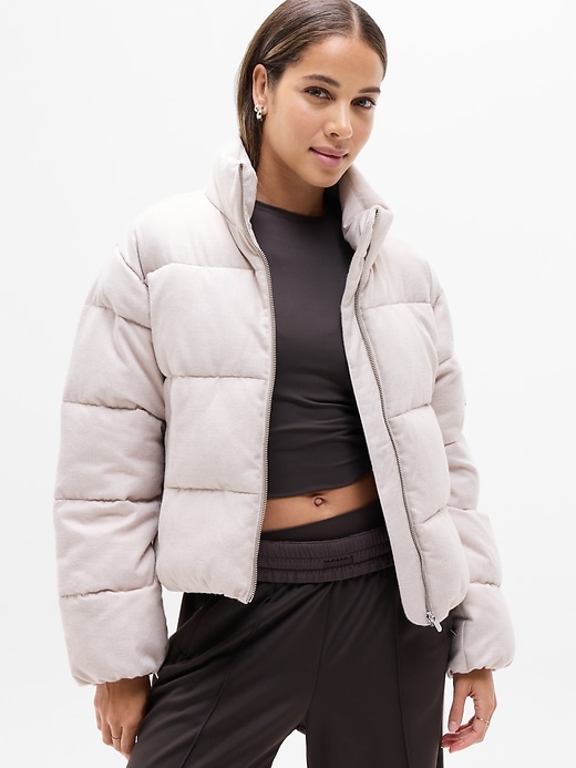 Image number 1 showing, Halo Flannel Puffer Jacket