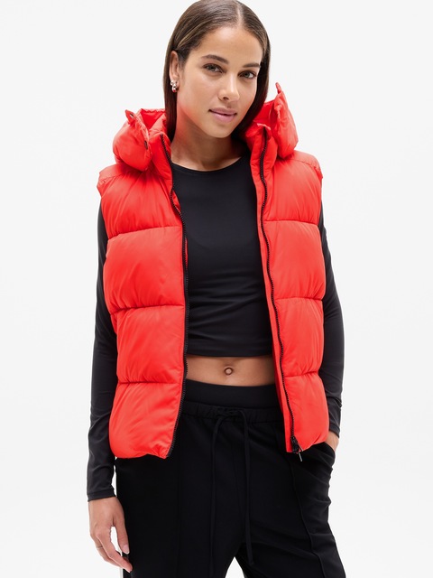 Stratus Puffer Vest - Cardinal
