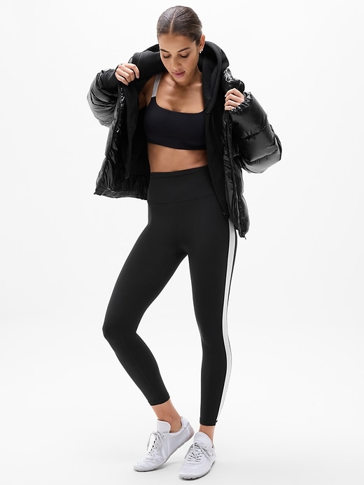 Image number 5 showing, Elation Ultra High Rise Shine Sport Stripe 7/8 Legging