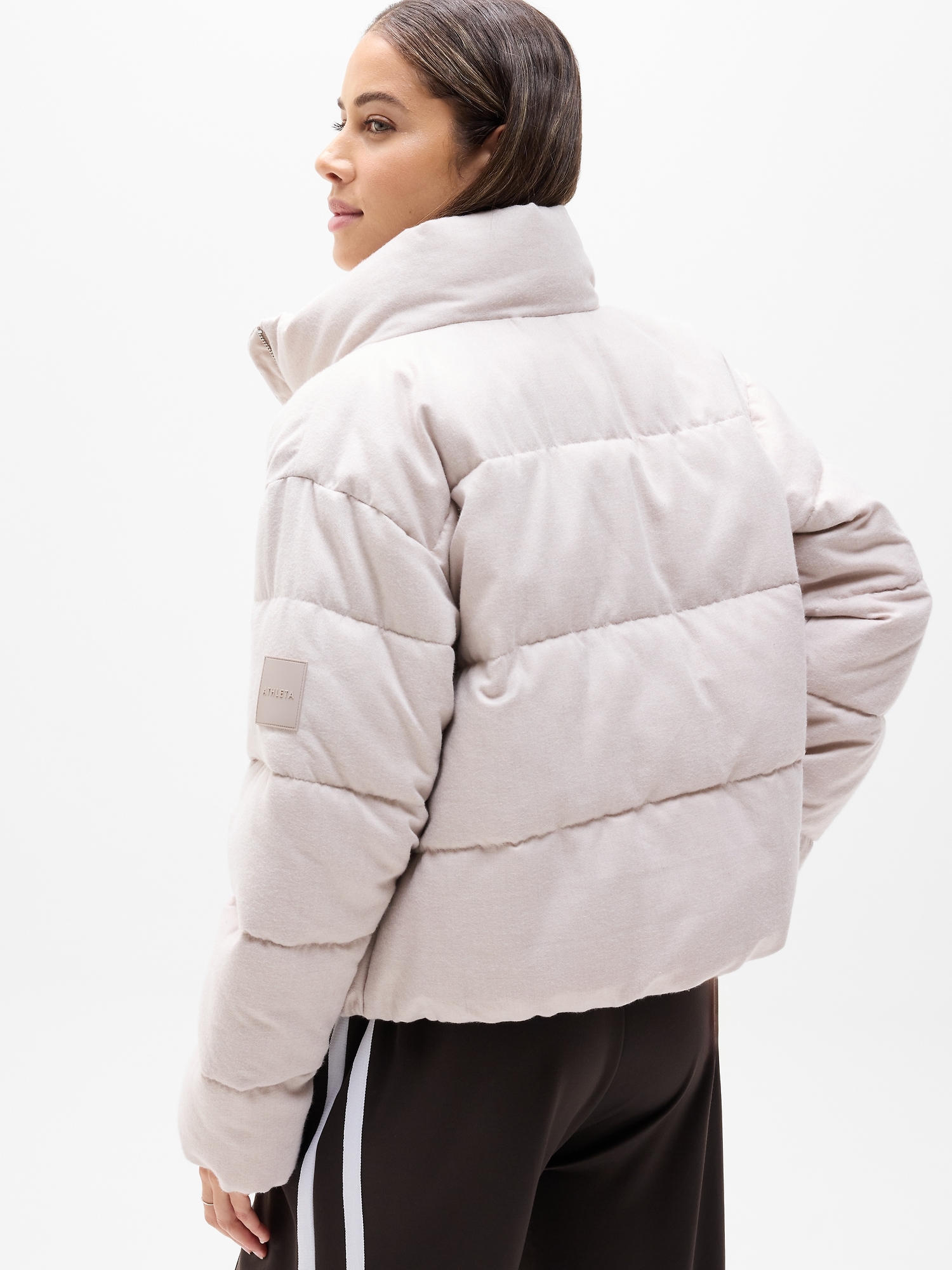 Halo Flannel Puffer Jacket