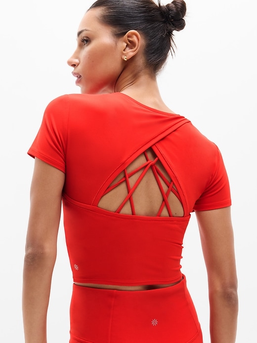 Image number 1 showing, Transcend Open Back Tee