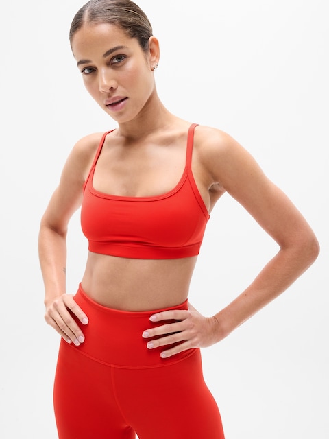 Square Neck Bra A-C - Cardinal