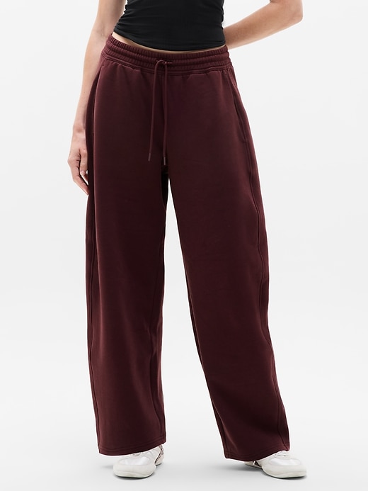 Image number 2 showing, Forever Fleece Mid Rise Barrel Pant