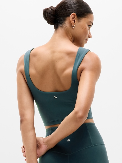 Image number 2 showing, Transcend Square Neck Crop Sports Bra A-C