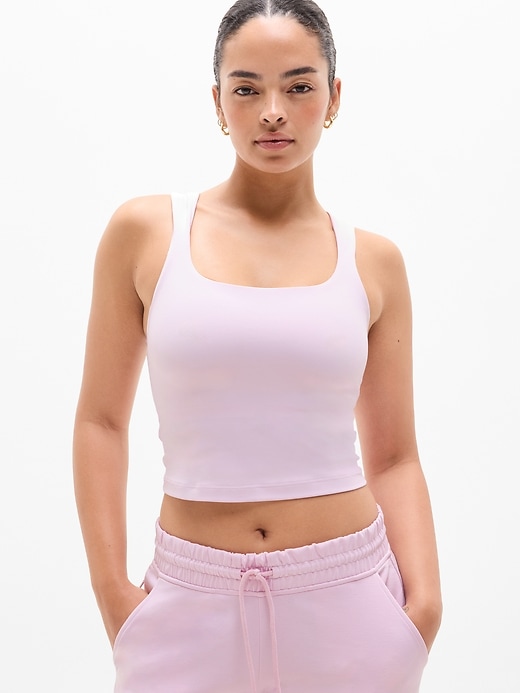 Image number 1 showing, Transcend Square Neck Crop Sports Bra D-DD
