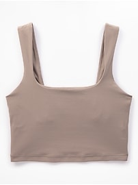 Image number 3 showing, Transcend Square Neck Crop Sports Bra A-C