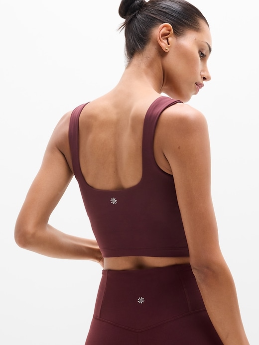 Image number 2 showing, Transcend Square Neck Crop Sports Bra A-C