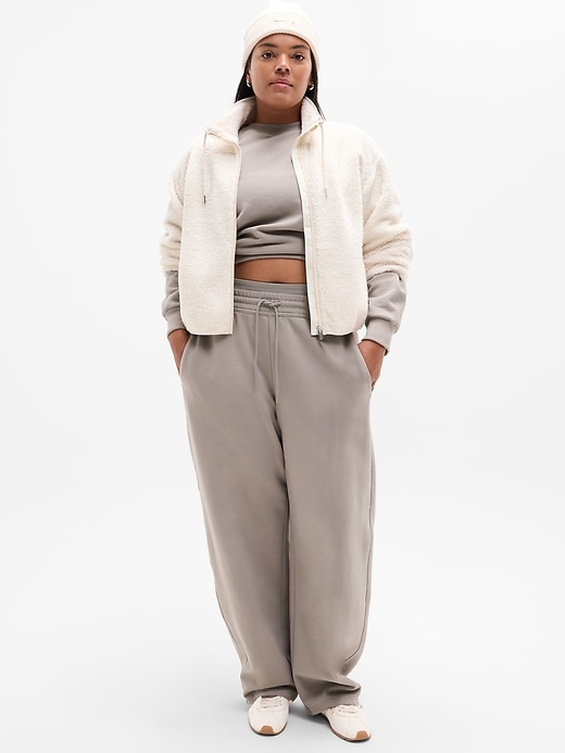 Image number 5 showing, Forever Fleece Mid Rise Barrel Pant