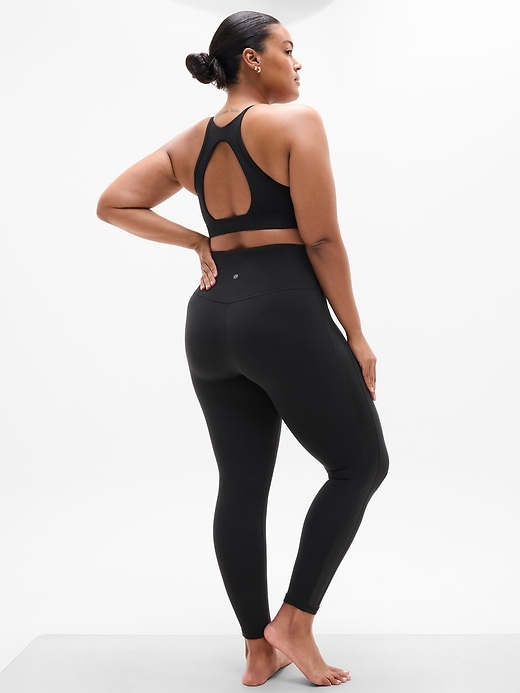Image number 6 showing, Elation Ultra High Rise Shine Sport Stripe 7/8 Legging