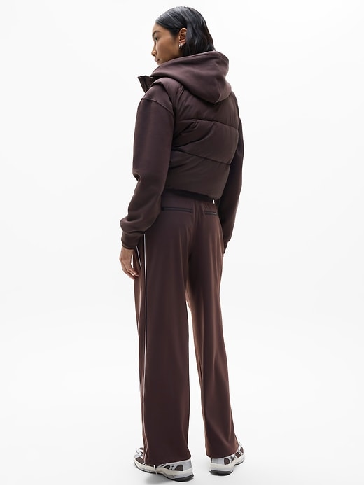 Image number 6 showing, Venice High Rise Track Stripe Wide Leg Pant