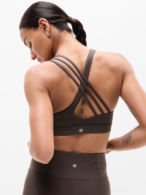 Train Free Sports Bra A-C - Truffle