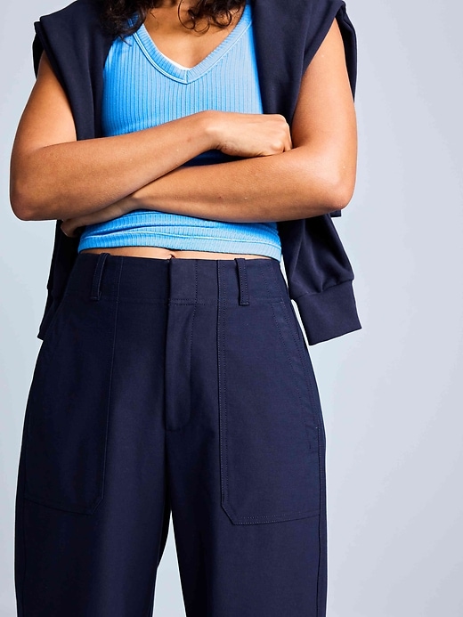 Image number 7 showing, Skyline High Rise Barrel Leg Pant