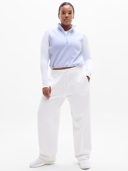 Unstoppable 1/2 Zip Cropped Vest - Blue - image 4