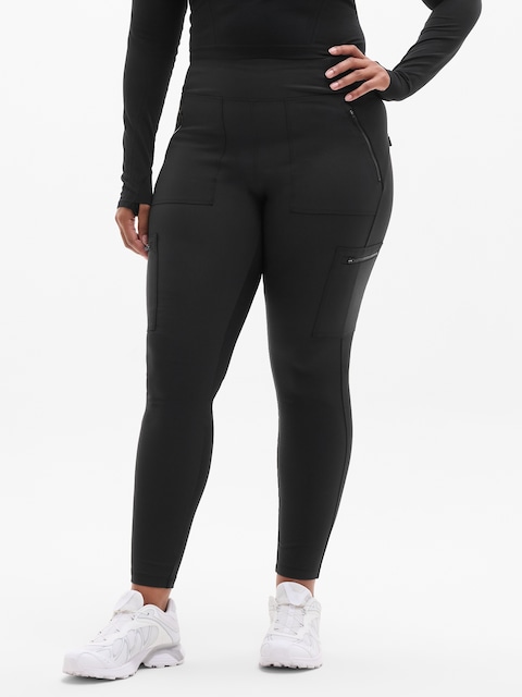Headlands Hybrid High Rise Cargo Legging - Black