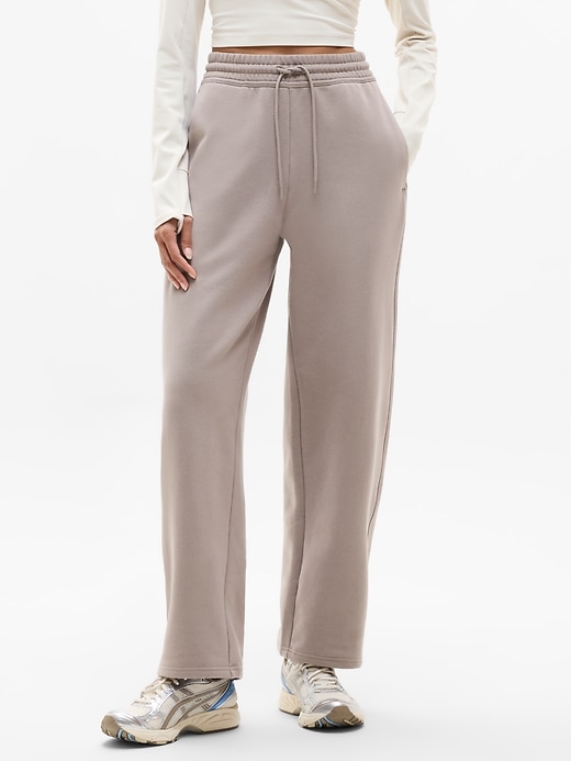 Image number 2 showing, Forever Fleece Mid Rise Barrel Pant
