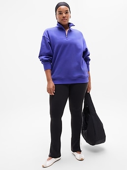Forever Fleece 1/4 Zip Sweatshirt - Blue - image 4