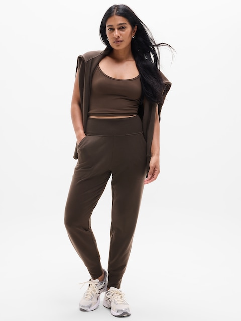 Coaster Luxe High Rise Jogger - Truffle