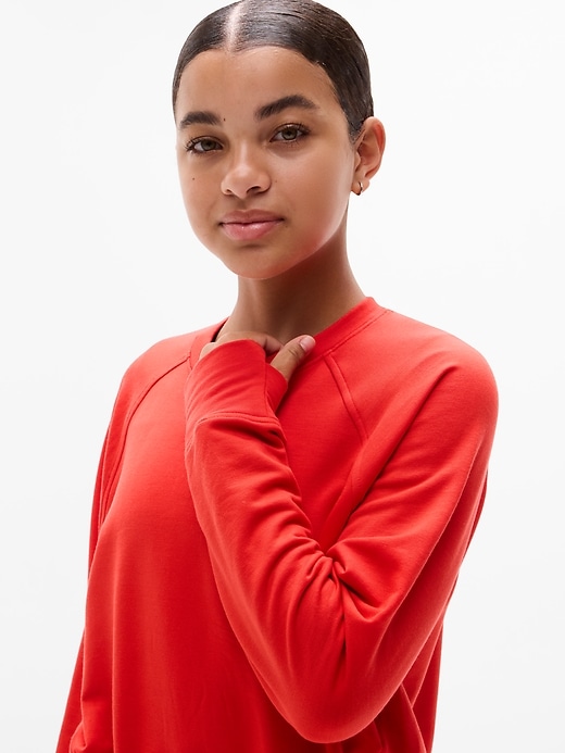 Image number 4 showing, Athleta Girl All Day Crewneck Sweatshirt