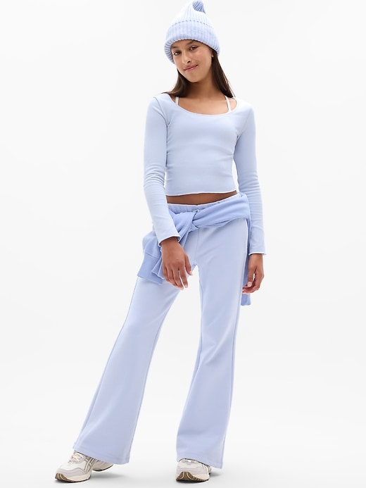 Image number 2 showing, Athleta Girl Rise Above Rib Shimmer Top