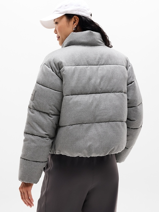 Image number 3 showing, Halo Flannel Puffer Jacket
