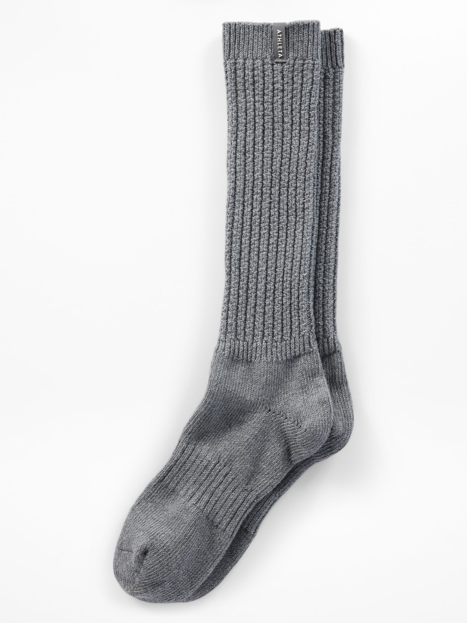 Cloud Cable Knit Scrunch Sock