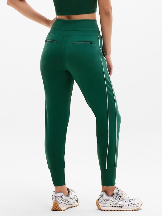 Image number 3 showing, Venice High Rise Track Stripe Jogger