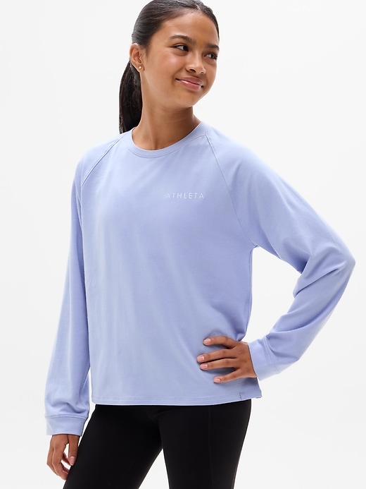 Image number 1 showing, Athleta Girl Right Moves Relaxed Top