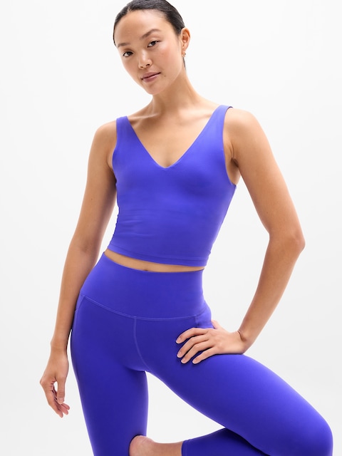Transcend V-Neck Crop Sports Bra A-C