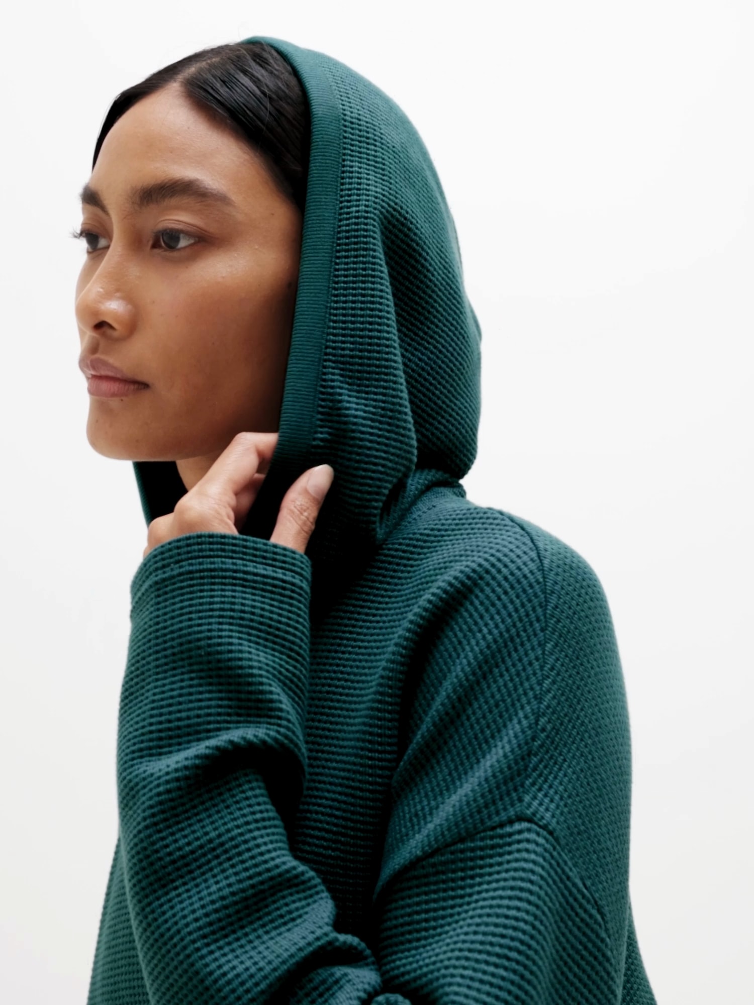 Tranquil Waffle Hoodie