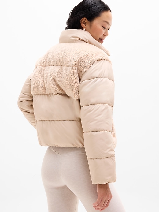 Image number 3 showing, Halo Hybrid Puffer Jacket