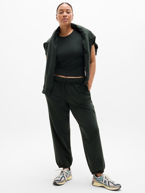 Forever Fleece High Rise Jogger - Elm
