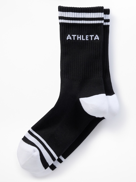Athleta High Performance Crew Sock - Black