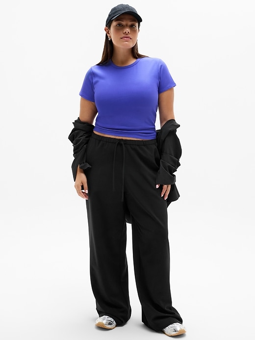 Image number 4 showing, Signature Rib Crop Tee