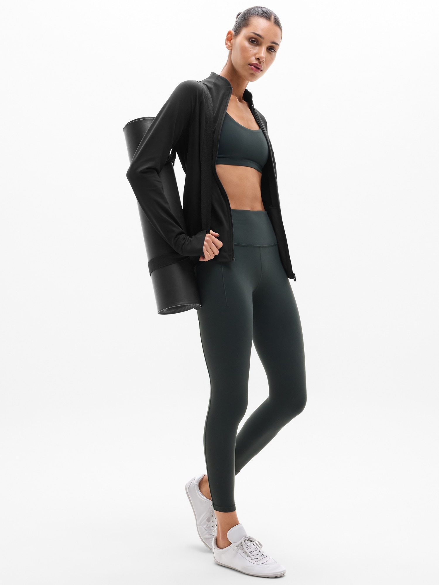 Женская куртка Athleta Salutation, цвет: Чёрный — фото 2