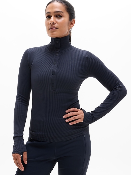 Image number 1 showing, Flurry Seamless Henley