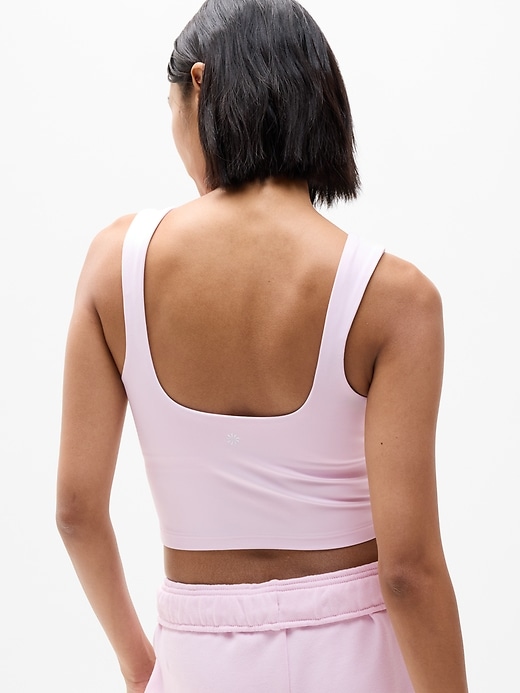 Image number 2 showing, Transcend Square Neck Crop Sports Bra A-C