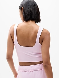 Image number 2 showing, Transcend Square Neck Crop Sports Bra A-C