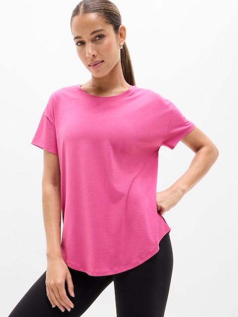 Move With Ease Tee - Jewel