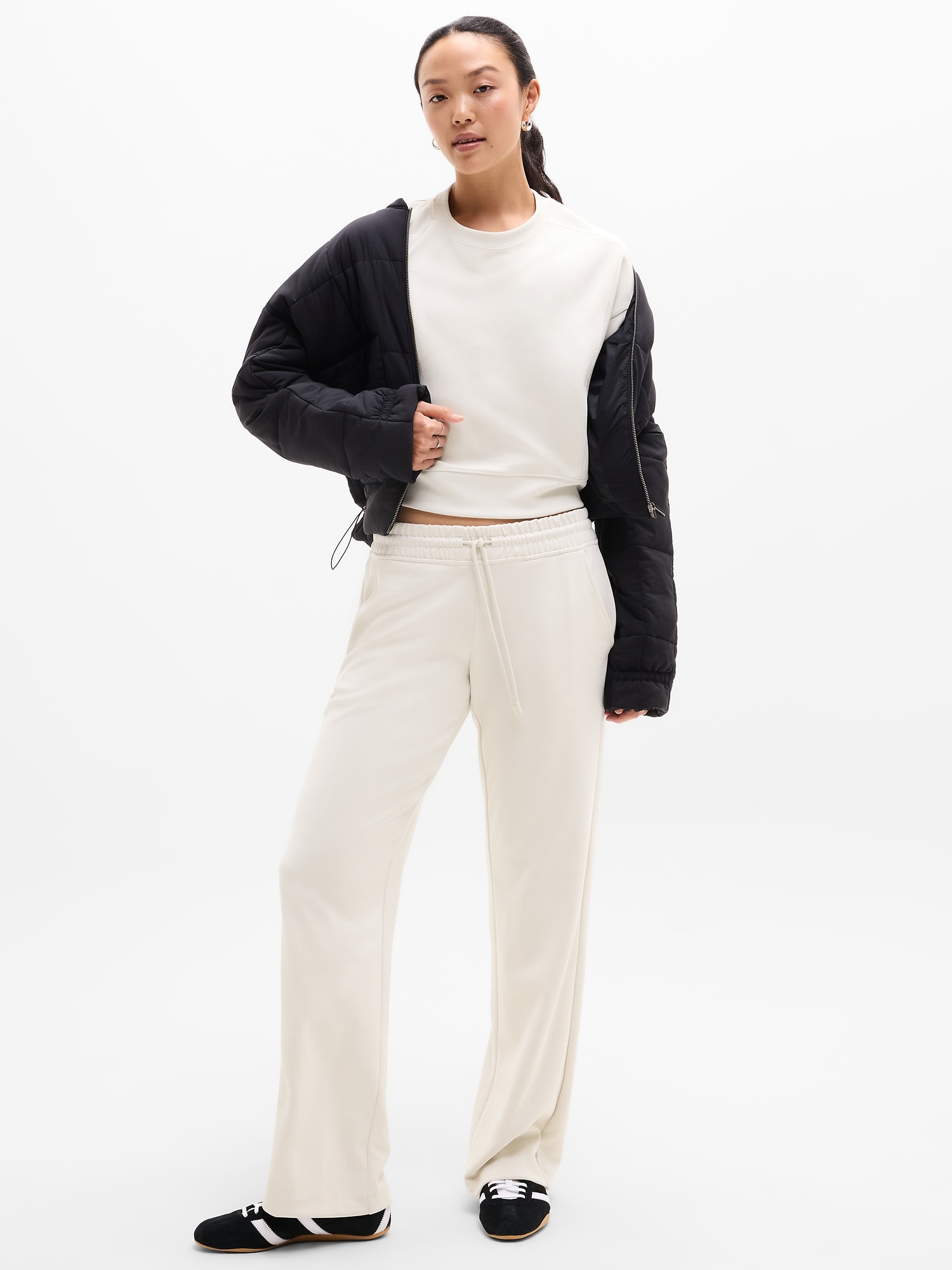 Seasoft Rib Crewneck Sweatshirt